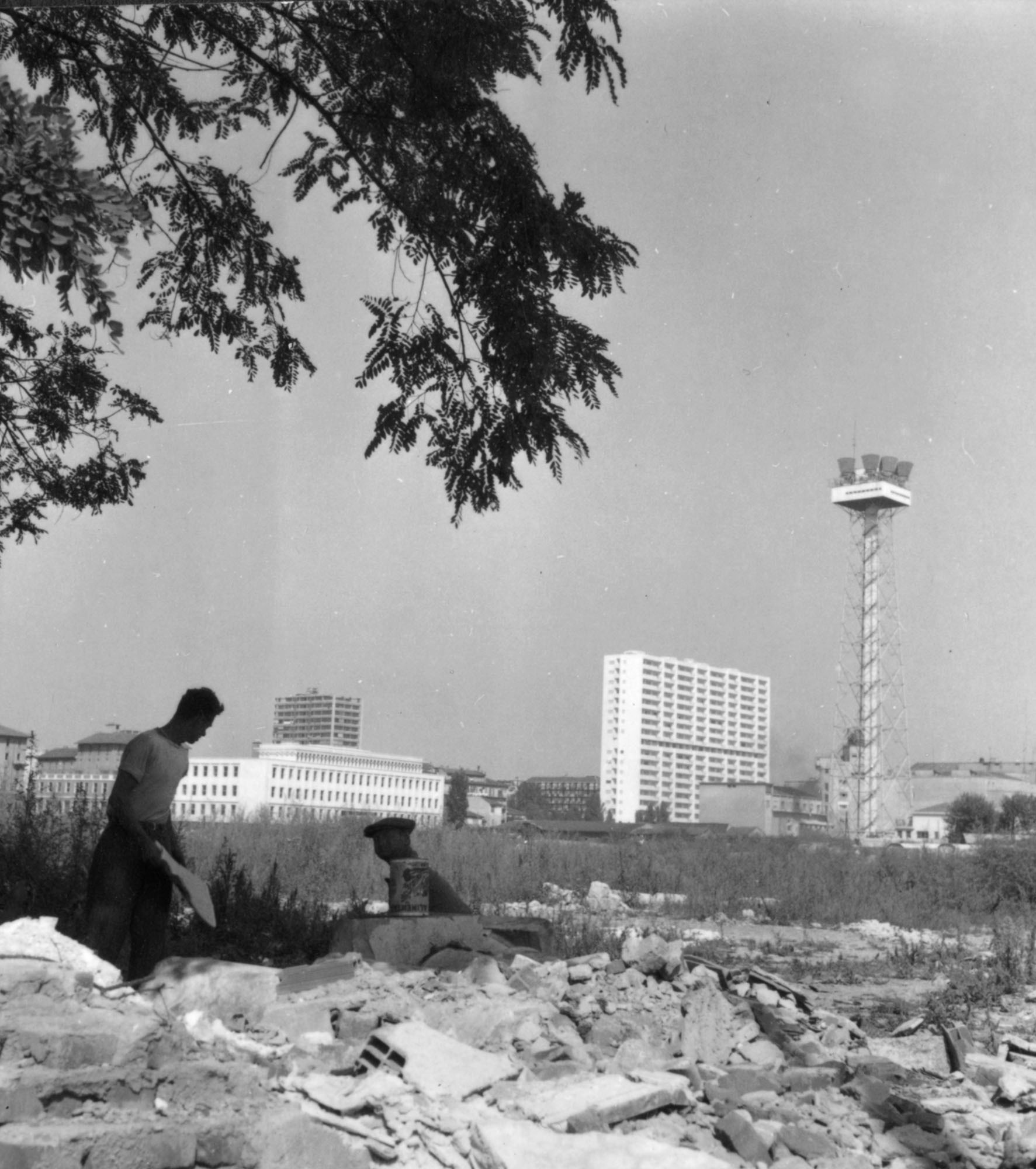 Periferia di Milano negli anni Cinquanta, foto di Paolo Monti