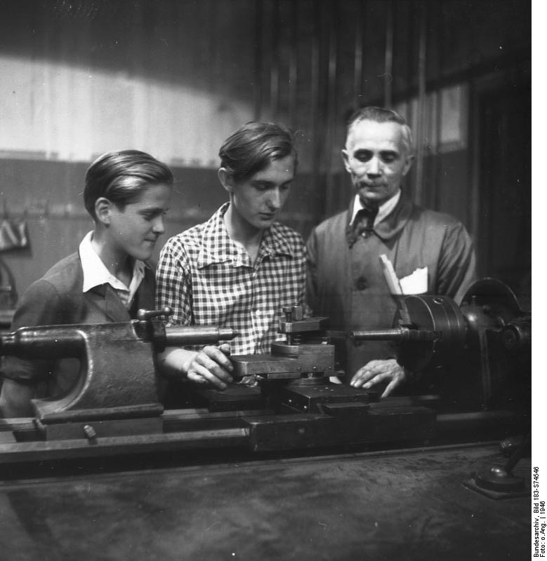 Apprendisti al tornio, Berlino