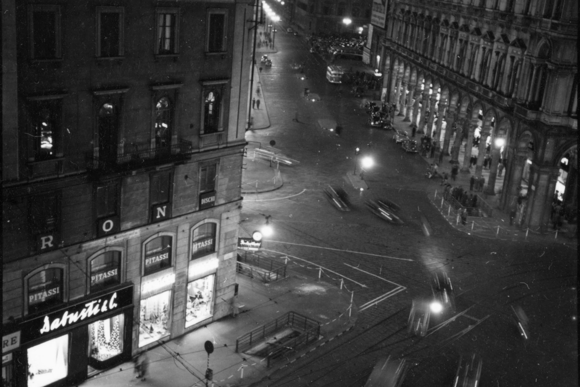Milano di notte, anni Cinquanta